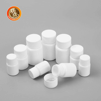 제약 HDPE 플라스틱 정제 보틀 가압 스크류 캡 비어 있는 약제병