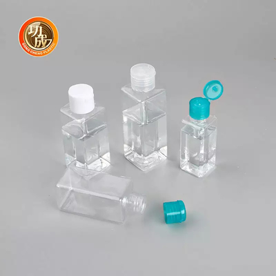 실리콘 홀더와 OEM 작은 플라스틱 소독제 병 PCR PLA 여행 크기 손 소독제 병