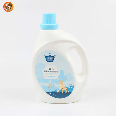 비어 있는 3L HDPE 플라스틱 액 세탁 세제병 1 갤런