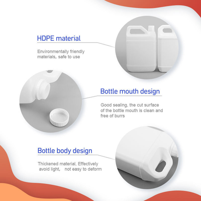 돌려서 여는 뚜껑과 Hdpe 비어 있는 플라스틱 양념 병 플라스틱 화학 저장 병