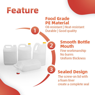 돌려서 여는 뚜껑과 Hdpe 비어 있는 플라스틱 양념 병 플라스틱 화학 저장 병