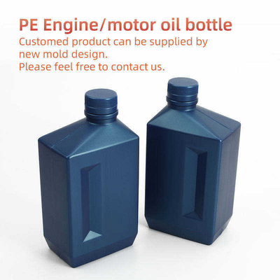 평활 표면 엔진 오일 양철통 500Ml HDPE 비어 있는 오일 용기