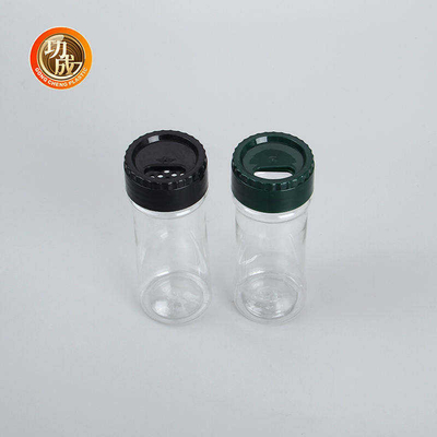 비어 있는 투명 플라스틱 향신료 병 100Ml 250Ml PET 소금 셰이커 순화는 크기를 진동시킵니다