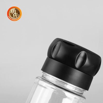 125Ml 플라스틱 양념 병은 Lid로 교반기를 적응시키는 입을 비틉니다
