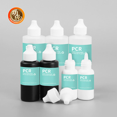 사용자 지정 30ml 50ml 120ml 빈 방울병 플라스틱 PCR 압축 액체 병