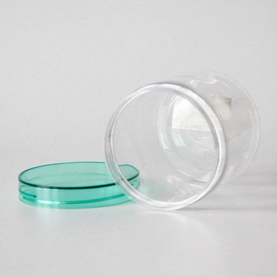 빈 넓은 입 음식 과자 PET 플라스틱 포장 용기 1250ml 둥근 모양