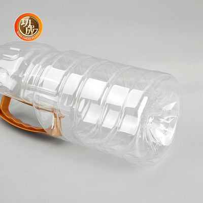 맑은 플라스틱 소스 병 식품 등급 실린더 포장 1000ml-1800ml 용량